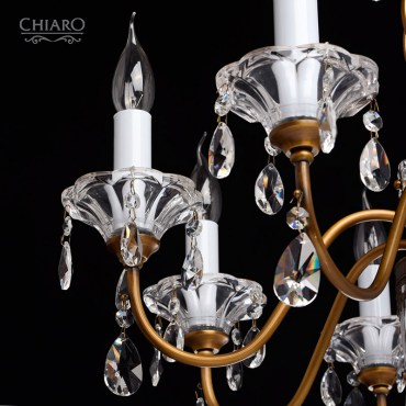 Люстра подвесная CHIARO 482010308 Селена 8x40W E14